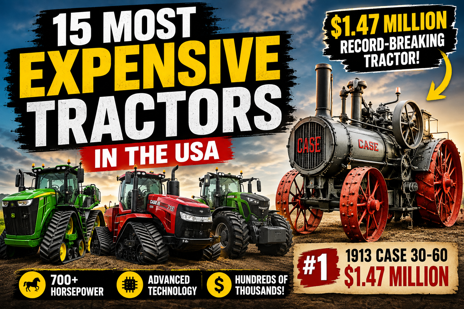 Most Expensive Tractors in the USA